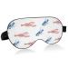 Sleep Mask Light Blocking Pink Lobsters Eye Mask for Sleeping with Adjustable Strap Soft Lightweight Eye Cover Blindfold for Men Women Work Travel Naps