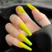 Sethain Glossy Glitter False Nails Green Fake Nail Rhinestone Long Full Cover Coffin Press on Nails for Women and Girls (Green Shade) - Buy Online on GoSupps.com