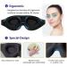 3D Sleep Mask for Side Sleepers - 100% Light Blocking Eye Covers for Men & Women | Adjustable Luxury Eye Shade for Nap Meditation & Yoga - Black - Buy Online on GoSupps.com