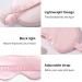 Premium Silk Sleep Mask with Ear Plugs & Hair Loop - Ideal Shading Blindfold for Men & Women (Pink & Dark Green) - International Shipping Available - Buy Online on GoSupps.com