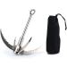 Latinaric Stainless Steel Grappling Hook - 4 Claws for Mountaineering Hiking & Survival | Durable & Reliable International Shipping - Buy Online on GoSupps.com