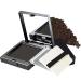 Instant Hairline Shadow - Hairline Powder for Quick Grey Hair Cover - Windproof & Sweatproof Hair Touch-Up with Root Concealer - Long-Lasting Mirror & Puff Included (Dark Brown)