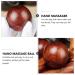ABOOFAN 2 PCs Wooden Chinese Health Hand Exercise Balls - 5cm Stress Relief Massage Balls Collection - Buy Online on GoSupps.com