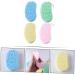 Healeved 4pcs Bath Sponge Set - Portable Baby Body Scrubber & Shower Tool - Child Household Bath Accessory - Sponge Brush 13x7cm - Buy Online on GoSupps.com