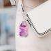 Dreaweet Fashion Hand Sanitizer Holder Keychain - Pink Marble Mini Travel Bottle Sleeve for Women and Girls - Buy Online on GoSupps.com