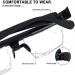 Adjustable Myopia Glasses with Adjustment Wheel | Unisex Nearsighted & Farsighted Reading Glasses - 2pc Set - Buy Online on GoSupps.com