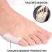PEDIMEND Silicone Gel Tailors Bunion Sleeve - Little Finger Toe Protector for Foot Care (1 Pair) | International Shipping Available - Buy Online on GoSupps.com