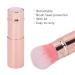 Retractable Makeup Brush - Ergonomic Soft Bristles Cosmetic Tool for Travel | Pink Dustproof Portable Beauty Brush - Buy Online on GoSupps.com