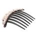 Angoily Hair Combs for Women Rhinestone Barrettes for Women Rhinestone Headpiece Pearl Hair Accessories Pearl Headpiece Hair Accessory for Women Plastic Women's Leaf Full Diamond