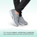 Orthofeet Diabetic Shoes for Men - Ultimate Comfort & Protection | Therapeutic Walking Shoes with Arch Support, Arch Booster, Cushioning Ergonomic Sole & Extended Widths - Lava 11 Grey - Buy Online on GoSupps.com