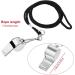 Adjustable Black with White Stripes Soccer Cap & Referee Whistle Set - Ideal for Football Refs, Umpires, Linesman - Buy Online on GoSupps.com