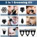 Premium 5-in-1 Electric Head Shaver for Men | 7 Blades IPX6 Waterproof Rechargeable Kit with Nose Hair Trimmer - Buy Online on GoSupps.com