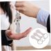 TEHAUX 9 pcs Silver Front Tools Creative Useful Keyring Keychains Door Hanging Tokens Fashion Tote Meters Silverx3pcs 7.5X3X0.2cmx3pcs - Buy Online on GoSupps.com