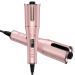 Yuehuam Auto Curling Iron Automatic Hair Curler Wand with 4 Temps& 3 Timers 1 inch Large Waves Large Display Curling Iron 45 Mins Auto Shut- off Fast Heating for Hair Styling