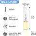 Csdtylh Mini Spray Bottle Clear Plastic Empty Sample Containers Fine Mist Perfume Travel Refillable Spray Bottle Perfume Atomizer Small Portable Bottle for Cleaning Travel Essential Oils (60 2ml) 60 2ml - Buy Online on GoSupps.com