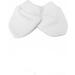 Newborn 2 Pairs 100% Cotton White Scratch Mitts/Mittens - Buy Online on GoSupps.com