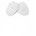 Newborn 2 Pairs of Scratch Mitts/Mittens - 100% Cotton White