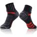 RANDY SUN Waterproof Ankle Socks - Unisex Cycling, Hunting, Fishing, Running - 1 Pair Deal - Black & Red - Large - Buy Online on GoSupps.com