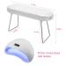 Professional Coldairsoap Nail Pillow Hand Rest & Holder - White Microfiber Leather Arm Stand for Manicure Art DIY at Nail Salons - Buy Online on GoSupps.com