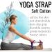TECEUM Spring 2023 Yoga Strap Cotton 8 ft - Adjustable Non-Slip Belt for Yoga, Pilates & Physical Therapy - Mixed Blueberry - Buy Online on GoSupps.com