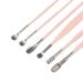 VOCOSTE 6Pcs Stainless Steel Ear Cleansing Tool Set with Leather Packaging - Pink - Buy Online on GoSupps.com