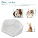 SEWOART Rabbit Toilet Guinea Pig Potty Trainer Pet Toilet Supply Bunny Restroom Bunny Toilet Ceramics White - Buy Online on GoSupps.com