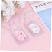 JECOMPRIS 4-Piece Mini Container Set for Colored Contact Lenses - Ideal Housing for Outlier Contacts & Kids - Japanese Style Glove Clips - Buy Online on GoSupps.com