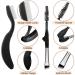 Qiipii 4 in 1 Foldable Eyebrow Comb & Eyelash Separator - Angled Brush Spoolie & Makeup Tools in Storage Bag | Perfect for Home & Travel Beauty Kits - Buy Online on GoSupps.com