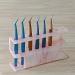 LIXIMMAZN 8-Hole Acrylic Tweezers Holder | Eyelash Extension Tools Rack & Stand | Durable Salon Supplies Display (Marbled Pink) - Buy Online on GoSupps.com
