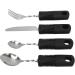 Arthritic Hands Adaptive Utensil Stainless Steel Material Ergonomic Design Stable Wear Resistant Weighted Silverware for Home Hospital for Parkinsons Patients - Buy Online on GoSupps.com