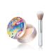 Flawless Loose Setting Powder Make Up  SACE LADY Smooth Face Powder with Brush  Controls Shine and Minimizes Pores  Lasting Finishing Powder Cosmetics  0.35Oz (02 with brush)
