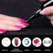 3 Pcs Nail Rhinestone Glue Pen Set - Adhesive Resin with Brush, Dual Purpose for Nail Decorations - 10ml - Buy Online on GoSupps.com