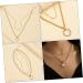 KESYOO Clavicle Chain A Necklace Fashion Necklaces for Women Trendy Collarbone Chain Necklace Miss Metal - Buy Online on GoSupps.com