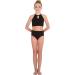 Clementine Little Girls' Athletic Brief 2-Pack - Size 4-6, Black - Buy Online on GoSupps.com