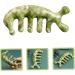 Gogogmy Jade Massage Comb - Handcrafted Body & Scalp Massager 11.5x1.5cm Green - Effective Relaxation & Wellness Tool - Buy Online on GoSupps.com