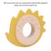 Wooden Silicone Teething Ring - Animal Shape Baby Chewing Ring for Newborns 0-12 Months - Buy Online on GoSupps.com