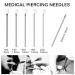 50PCS Mixed Body Piercing Needles | Sterilized Stainless Steel | Ear Nose Piercing Needles | 12G-20G | For All Body Piercings - Buy Online on GoSupps.com