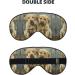 Puppies Dog Print Unisex Sleeping Eye Mask Soft Comfortable Light-Blocking Eye Mask - Buy Online on GoSupps.com