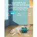 AONBOY Cat Water Fountain 2L | Ultra Silent with LED Light & Carbon Filter | Pet Drinking Fountain for Cats & Small Dogs - Cyan - Buy Online on GoSupps.com