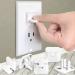 Outlet Covers Babepai 38-Pack White Child Proof Electrical Protector Safety Improved Baby Safety Plug Covers A-White