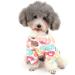 Zunea Little Dog Jumpsuit Pajama - Soft Cotton Donut Print Romper for Cats & Puppies | Four-Legged PJs (Size M Pack of 1) - Buy Online on GoSupps.com