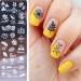 6 Piece Nail Art Stamping Set - Templates Stencils & Stamper for Perfect Manicures | International Shipping - Buy Online on GoSupps.com
