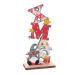 Abaodam Christmas Dwarf Ornaments Christmas Ornaments Wooden Xmas Table Ornament Showcase Ornament Desk Xmas 17.5X9CM