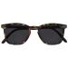 Opulize Bex Sonnen Readers Great Large Quadrat Cool Designer Frame Feders hinges scratch-resistant lens UV400 protection brown tortoise matt black.