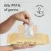 Antibacterial Hand Wipes with Aloe & Vitamin E | 40 Ct | Kills 99.9% Germs | Paraben & Sulfate Free | International Shipping - Buy Online on GoSupps.com