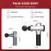 Merach Mini Massage Gun - Portable Percussion Muscle Massager for Athletes - Deep Tissue Relief - Anti-Slip Handle - Gray - Buy Online on GoSupps.com