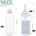 Gzhaizhuan 20 STK Travel Bottles Set - 100ml Empty Plastic Bottles for Shampoo Conditioner Lotion & Toiletries with Funnel & Labels - Ideal for International Shipping - Buy Online on GoSupps.com