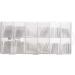 KOXXIAMOQ Soft Gel Full Cover Nail Tips for Nail Extensions 240 Pcs Clear Coffin Ballerina Fake Nails No C Curve Nail Tips Frosted Long Acrylic False Nails Traceless (transparent) - Buy Online on GoSupps.com