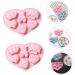 Alipis Chocolate DIY Mold 2pcs Cake Silicone Mold Silicone Molds Chocolate Cake Mold Baking Supply Donut Dog Biscuits 3D 20.7x15.2cm Pink - Buy Online on GoSupps.com
