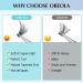 Oreola 40D Lash Cluster - 240pcs Individual Eyelashes | Natural Look D Curl Extensions (9-16mm) | Reusable 0.07D Artificial Eyelashes for Home Use - Buy Online on GoSupps.com